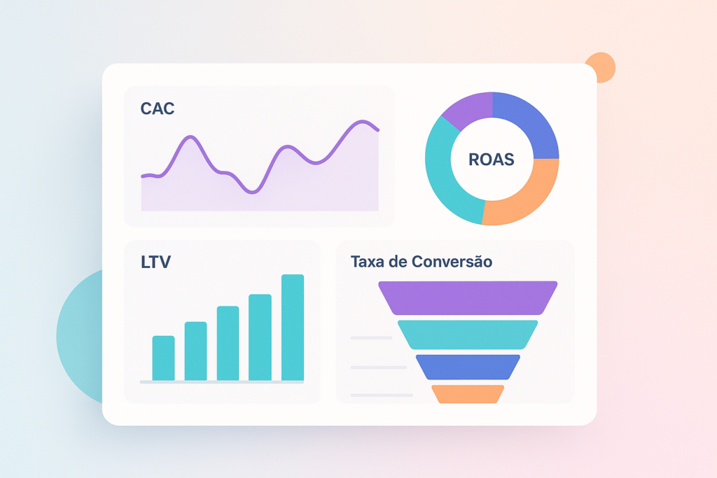 KPIs de marketing digital: métricas essenciais por funil